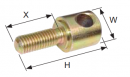 Bolt on lug , M10 thread